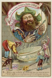 Trade card for Liebig meat extract